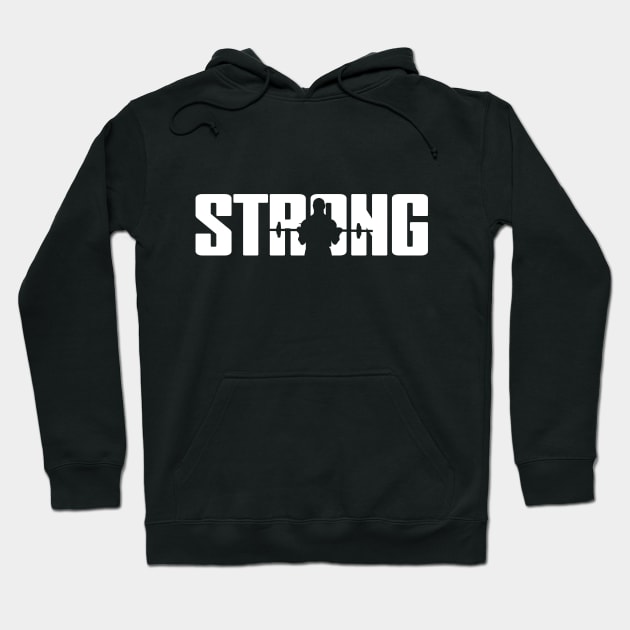 Strong Hoodie by Fellball